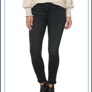 DEMOCRACY Petite Ab Technology Black Skinny Jeans